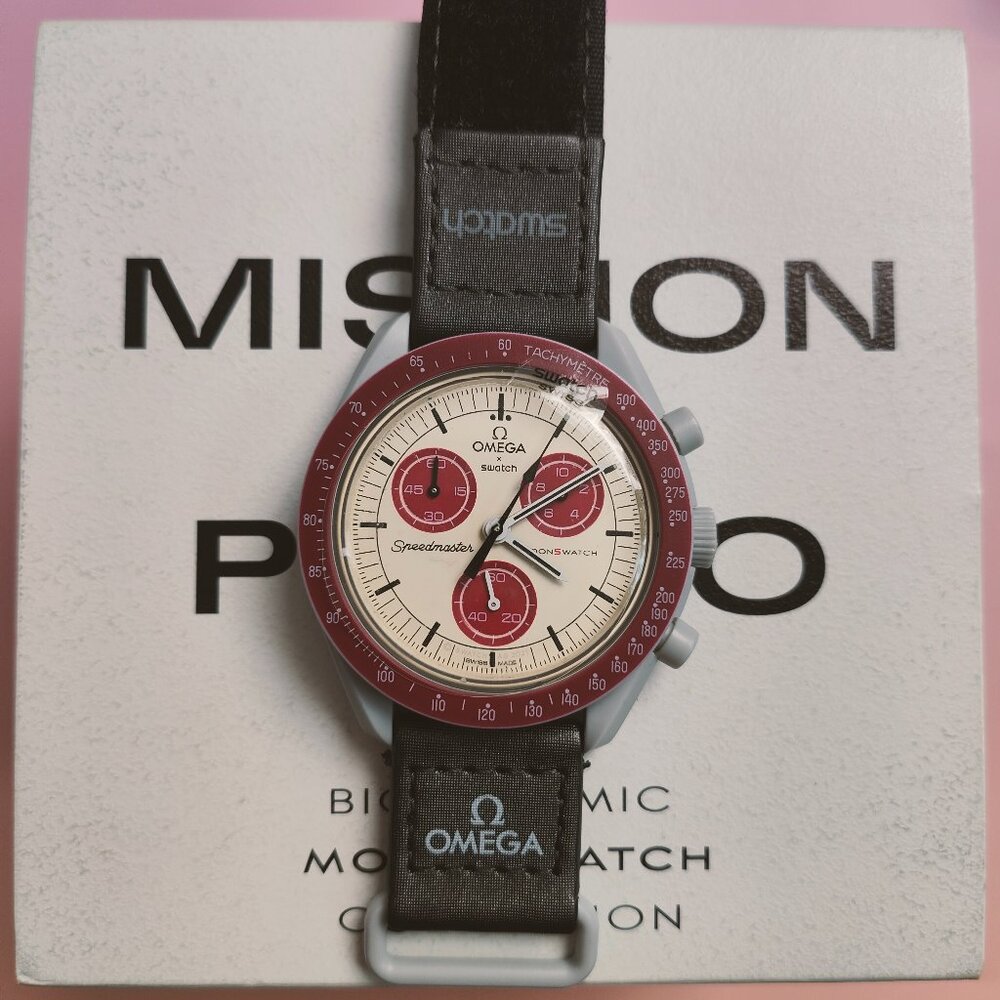 🥝Swatch X Omega Moonswatch Mission To Pluto